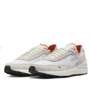 Nike Waffle One Sneaker (Women) 6M, WHITE/ WHITE/ PICANTE RED Item #7246652